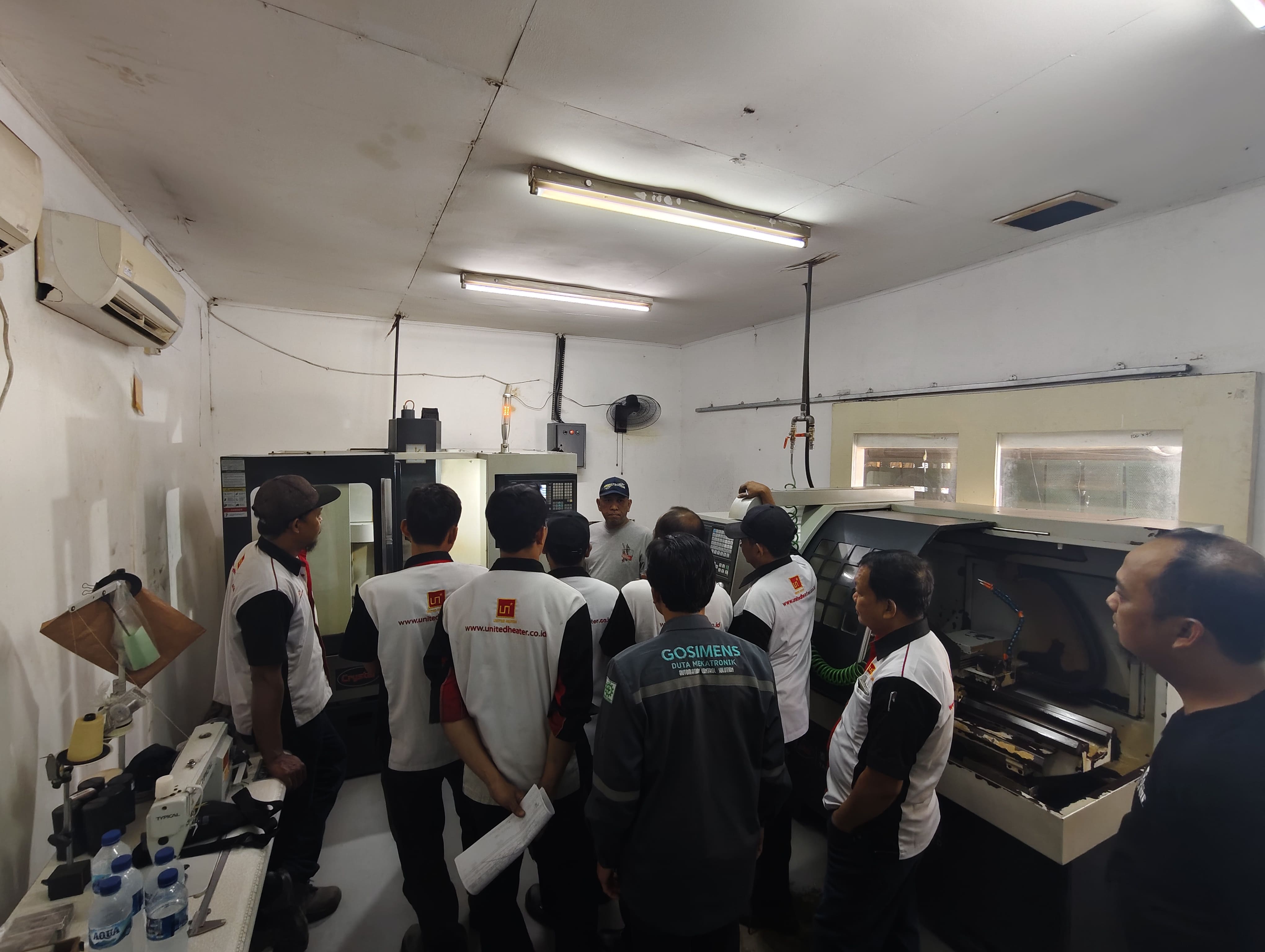 Repair machine CNC at PT Usaha Saudara Mandiri